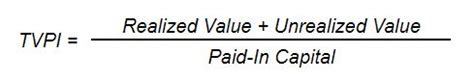 tvpi formula